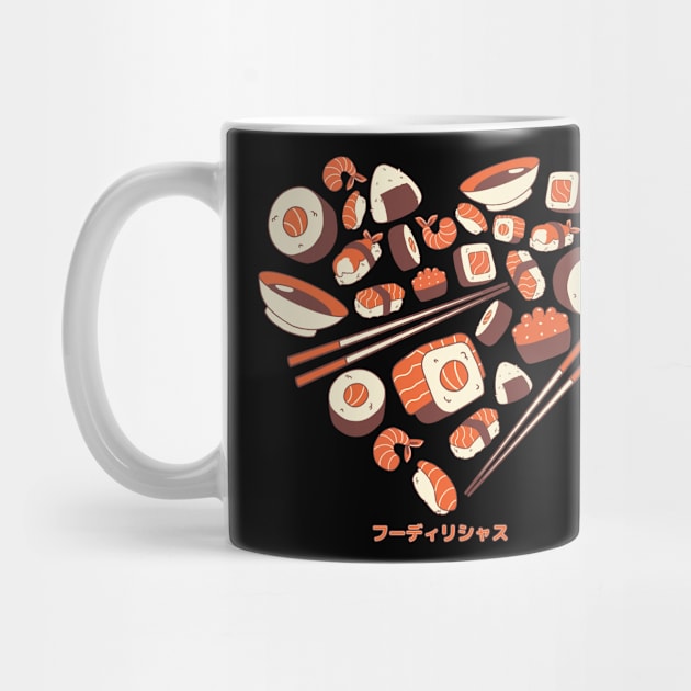 Foodilicious - Sushi Love by zeroaxis